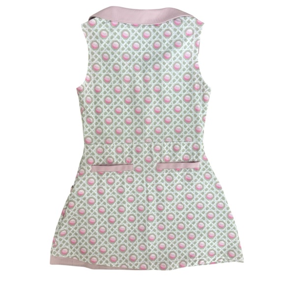Turtles & Tees Golf Print Dotty Athletic Dress size Small/6-7 - Picture 7 of 10